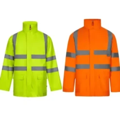 Parka da Lavoro Alta Visibilità 4 in 1 Multitasche Impermeabile Velilla 306007