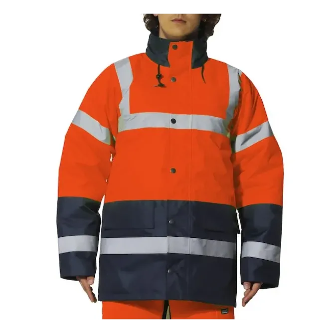 Parka da lavoro Alta visibilità Multitasche Impermeabile Tessino Issa Line 04641