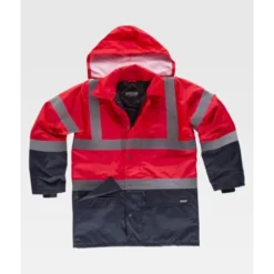 Parka da Lavoro Imbottito Alta Visibilità C3717 - Workteam