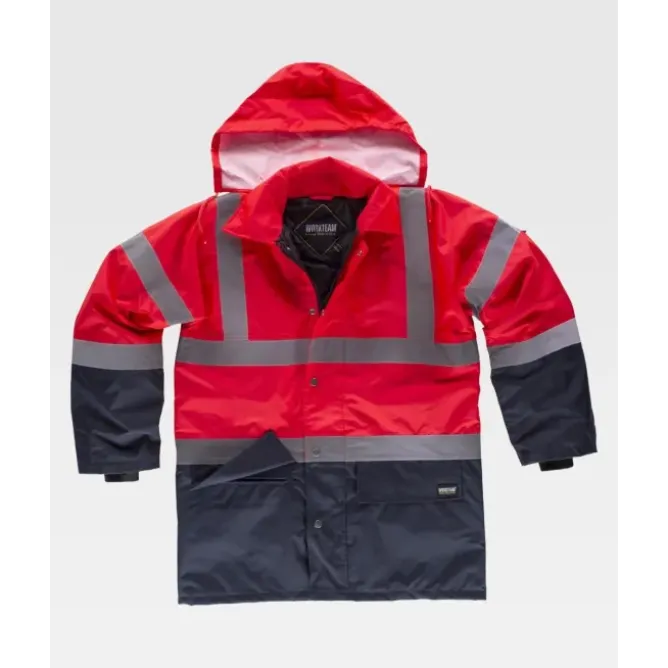 Parka da Lavoro Imbottito Alta Visibilità C3717 - Workteam