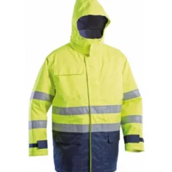 Parka da lavoro imbottito Impermeabile Alta visibilità Ignifugo Multitasche Antistatico Logica GGX61309-L
