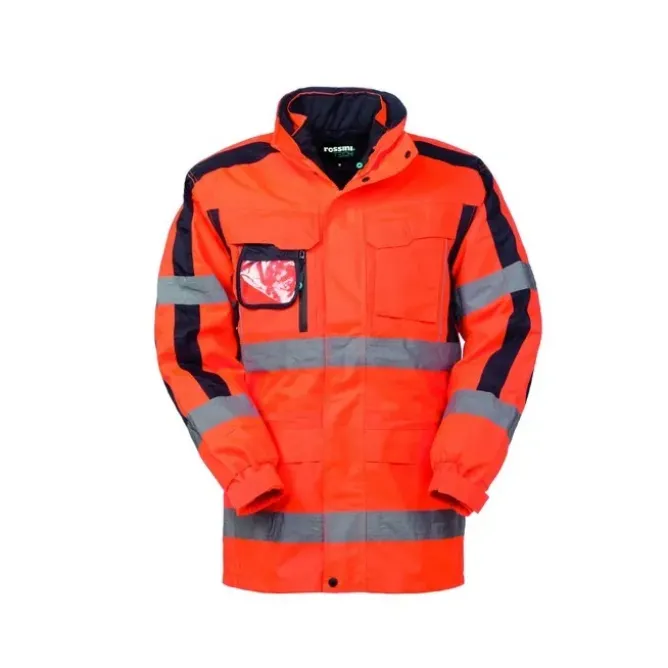 Parka da Lavoro Multitasche Alta Visibilità Rossini Fresnel Hi-Vis HH225
