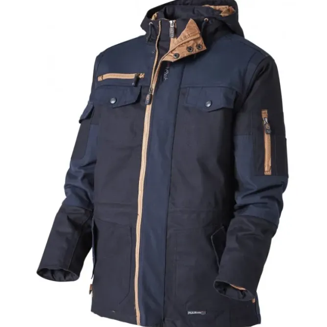 Parka trapuntato da Lavoro Impermeabile 100% Cotone Multitasche Molinel Mix & Match 0280.9999.158