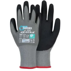 12 Pezzi - Guanti da Lavoro in Nitrile Cofra Phoenix G350