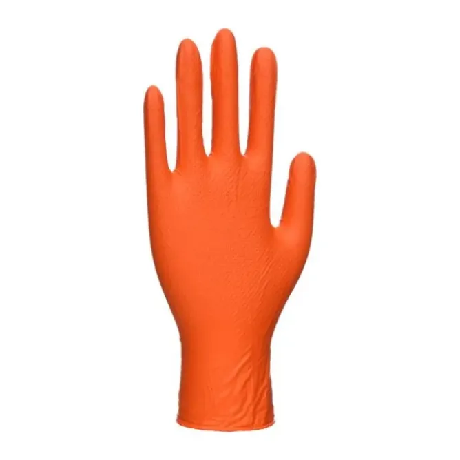 100 Pezzi - Guanti da Lavoro Monouso HD Portwest Orange - A930 Portwest