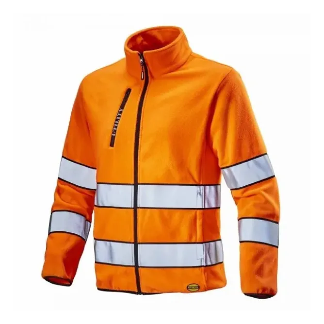 Pile da lavoro full zip alta visibilità Sweat Pile HV 702.172119