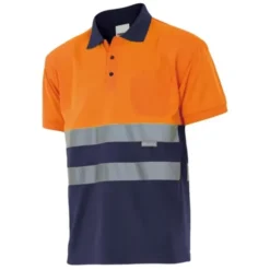 Polo bicolore da Lavoro Alta Visibilità Velilla 173