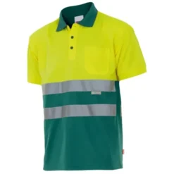 Polo bicolore da Lavoro Alta Visibilità Velilla 173