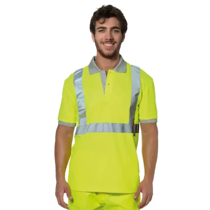 Polo da lavoro Alta visibilità Logica POLOREFLEXG-L