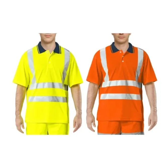 Polo Da Lavoro Alta Visibilità Issa Line Hi Vis 08184NPL