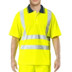 Polo Da Lavoro Alta Visibilità Issa Line Hi Vis 08184NPL