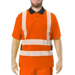 Polo Da Lavoro Alta Visibilità Issa Line Lumivert Hi Vis 8191