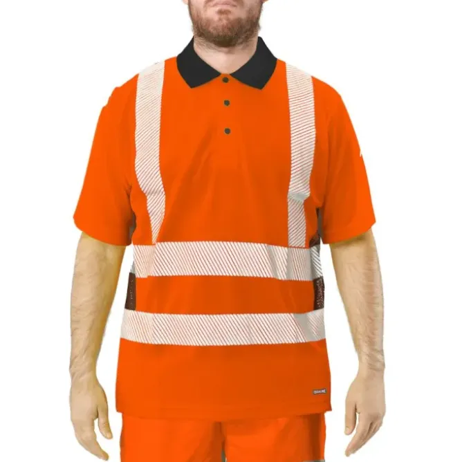 Polo Da Lavoro Alta Visibilità Issa Line Lumivert Hi Vis 8191