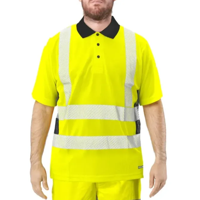 Polo Da Lavoro Alta Visibilità Issa Line Lumivert Hi Vis 8191