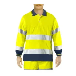 Polo Da Lavoro Alta Visibilità Issa Line Bicolor Hi Vis 8587N