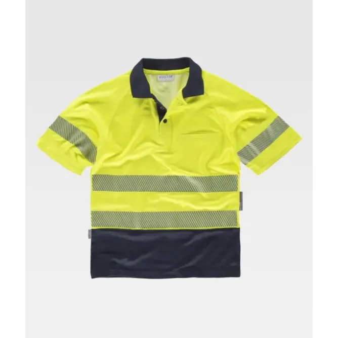 Polo da Lavoro Combinata Alta Visibilità C3895 - Workteam