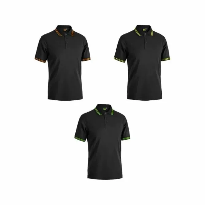 Polo da Lavoro 100% Cotone Sottozero Smith Black Line E0486