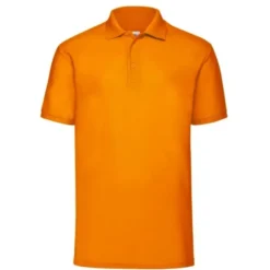 Polo da Lavoro Fruit of The Loom a Manica Corta e Cuciture Laterali FR634020