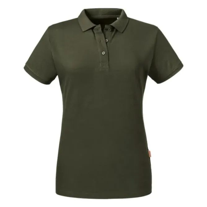 Polo Da Lavoro in Puro Organico da Donna Russell - JE508F