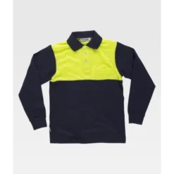 Polo da Lavoro Manica Lunga Alta Visibilità C3842 - Workteam