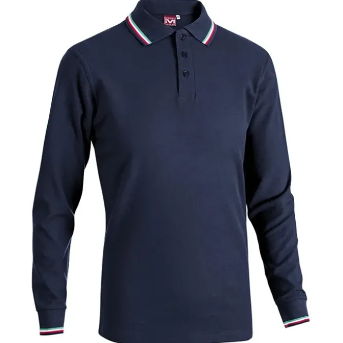 Polo da Lavoro Manica Lunga 100% Cotone Sottozero Becker Sport E0414