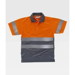 Polo da Lavoro Workteam Manica Corta Alta Visibilità C3860