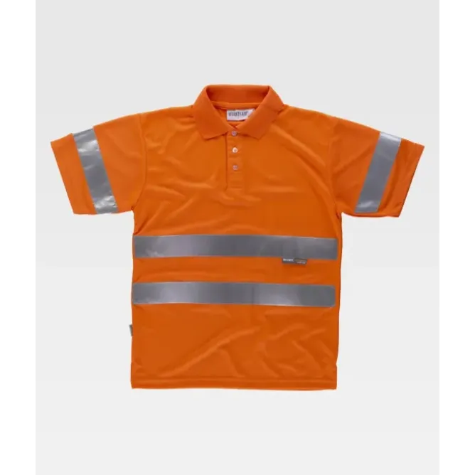 Polo da Lavoro Workteam Manica Corta Alta Visibilità C3880