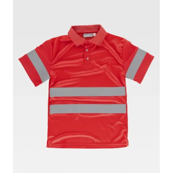 Polo da Lavoro Workteam Manica Corta Alta Visibilità C3887