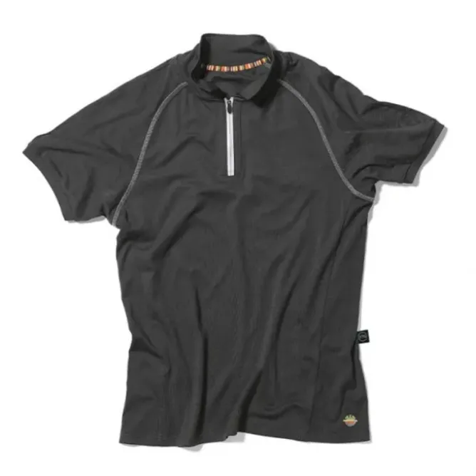 Polo Dike in cotone con Zip 92123