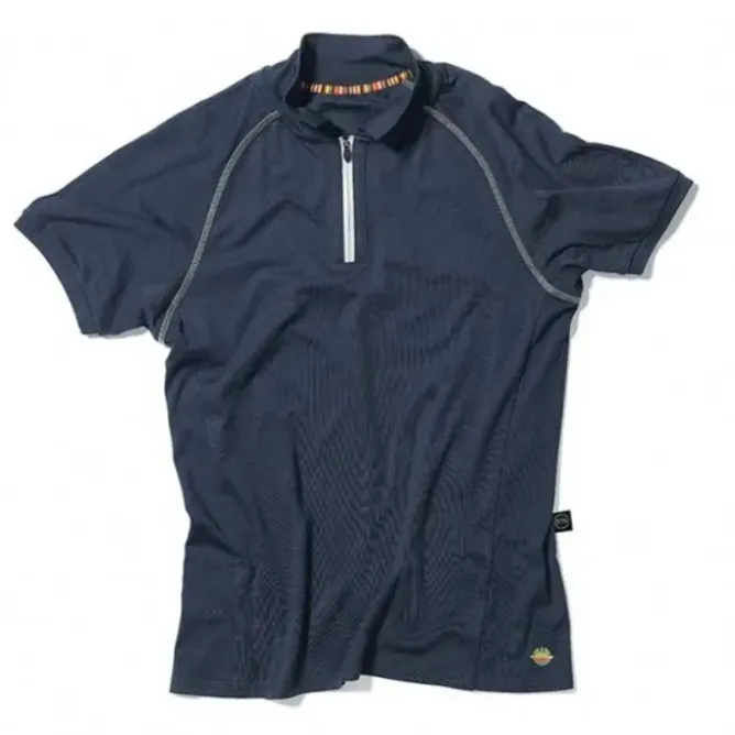 Polo Dike in cotone con Zip 92123