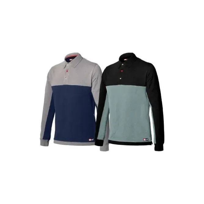 Polo stretch manica lunga Issa Line - 8776