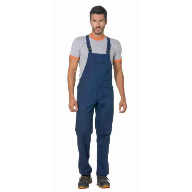 Salopette da Lavoro Multitasche 100% cotone Logica 9035BLU-L