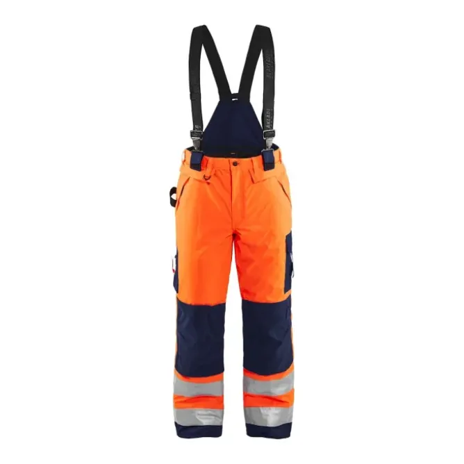 Salopette Pantaloni da lavoro alta visibilità multitasche blaklader high vis impermeabili invernali 188519773399C50