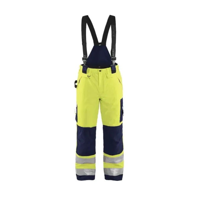 Salopette Pantaloni da lavoro alta visibilità multitasche blaklader high vis impermeabili invernali 188519773399C50