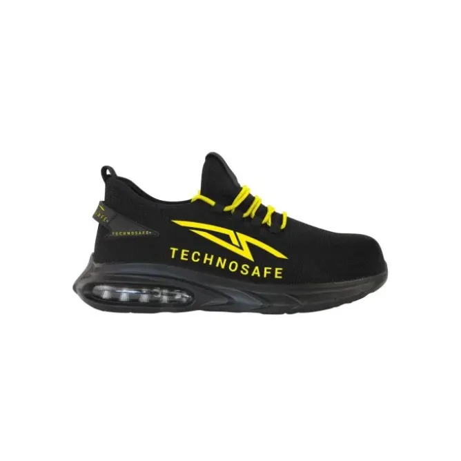 Scarpe Antinfortunistiche Basse Metalfree Technosafe Neon Dark Mode S1PL FO SR ESD