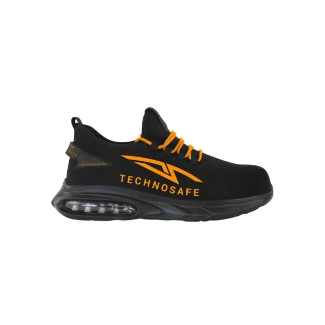 Scarpe Antinfortunistiche Basse Metalfree Technosafe Neon Dark Mode S1PL FO SR ESD