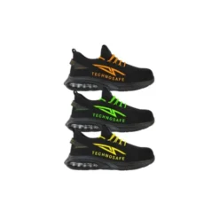 Scarpe Antinfortunistiche Basse Metalfree Technosafe Neon Dark Mode S1PL FO SR ESD