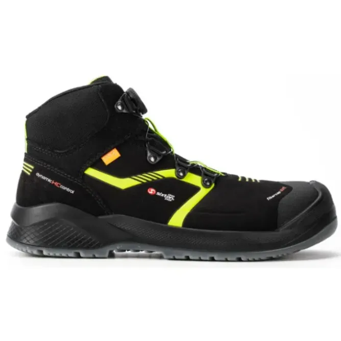Scarpe Antinfortunistiche Chiusura Boa Sixton Scatto High BOA S3S CI SCR ESD 43459-01L Alte Metalfree