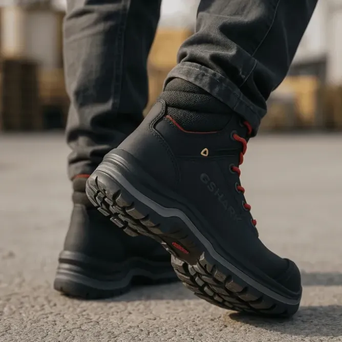Scarpe Antinfortunistiche GShark Boss S3S FO SR ESD Alte Impermeabili Leggere Resistenti
