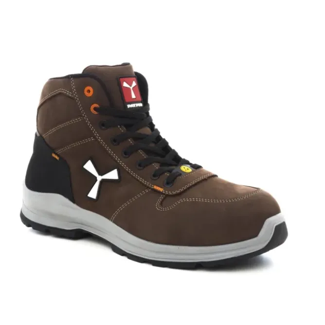 Scarpe antinfortunistiche Payper Get Force Mid Unisex S3 SRC ESD MID NABUK