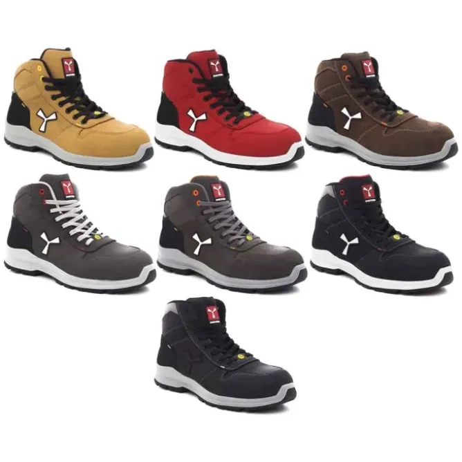 Scarpe antinfortunistiche Payper Get Force Mid Unisex S3 SRC ESD MID NABUK