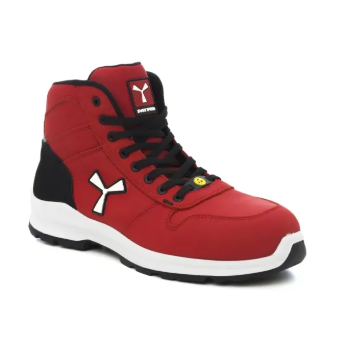 Scarpe antinfortunistiche Payper Get Force Mid Unisex S3 SRC ESD MID NABUK