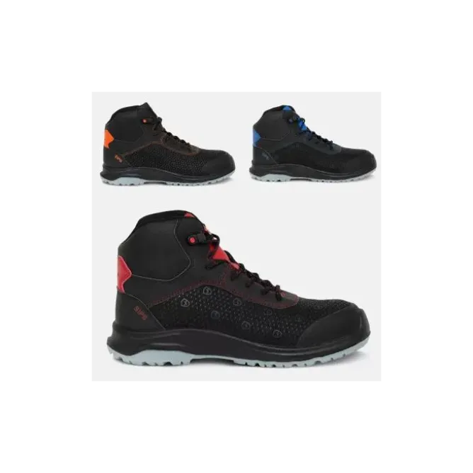 Scarpe Antinfortunistiche Parade Racer S1P SR FO SC CI HI 07RACER8836 Alte Comode Metalfree