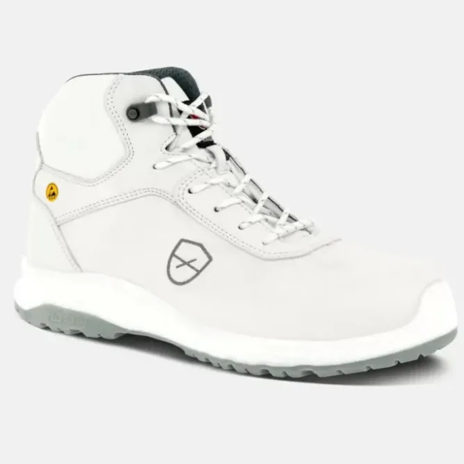 Scarpe Antinfortunistiche Parade Rogar S3 SR FO CI HI ESD 07ROGAR9817 Alte Metalfree Bianco