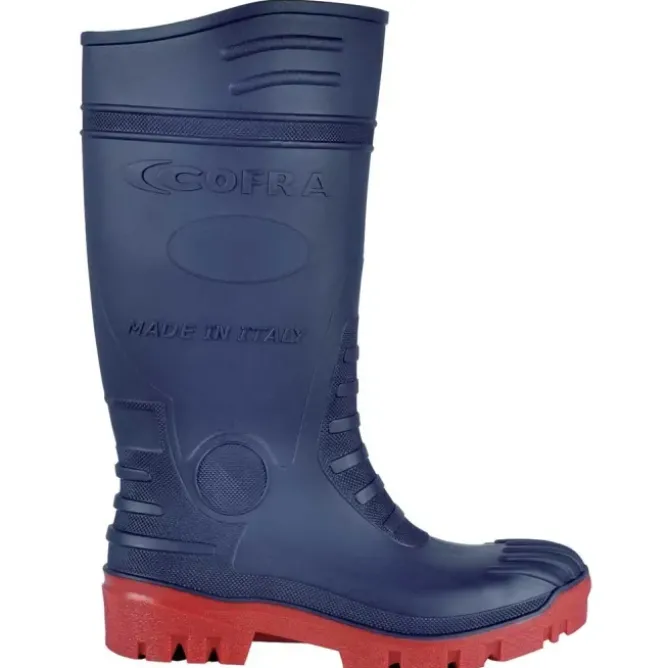 Stivali Antinfortunistici Cofra Typhoon Blue/Red S5 SRC 00300-016