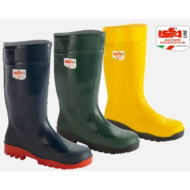 Stivali antinfortunistici in PVC ISSAFORT S5 SRC 06425