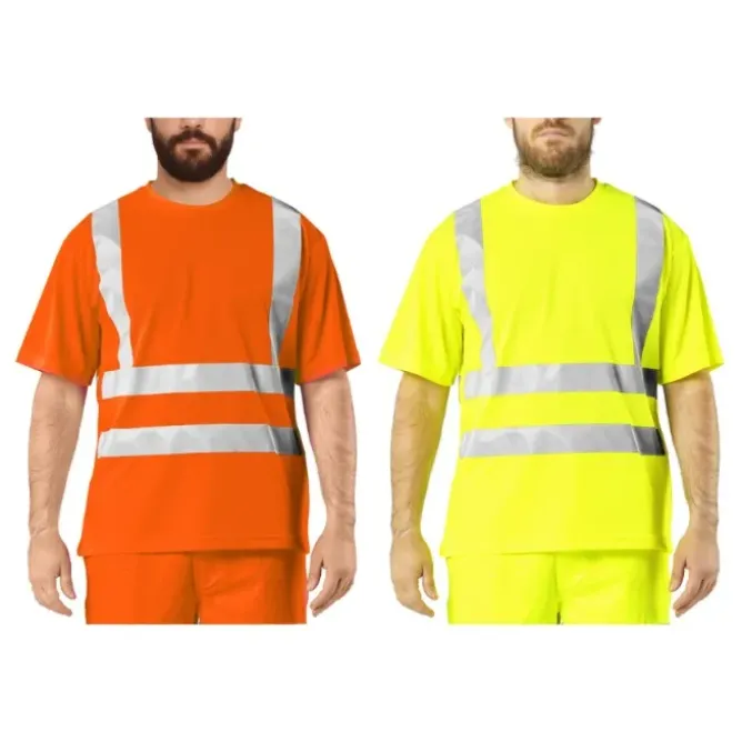 T-shirt Da Lavoro Alta Visibilità Issa Line Basic Tee Hi Vi 08183NTS