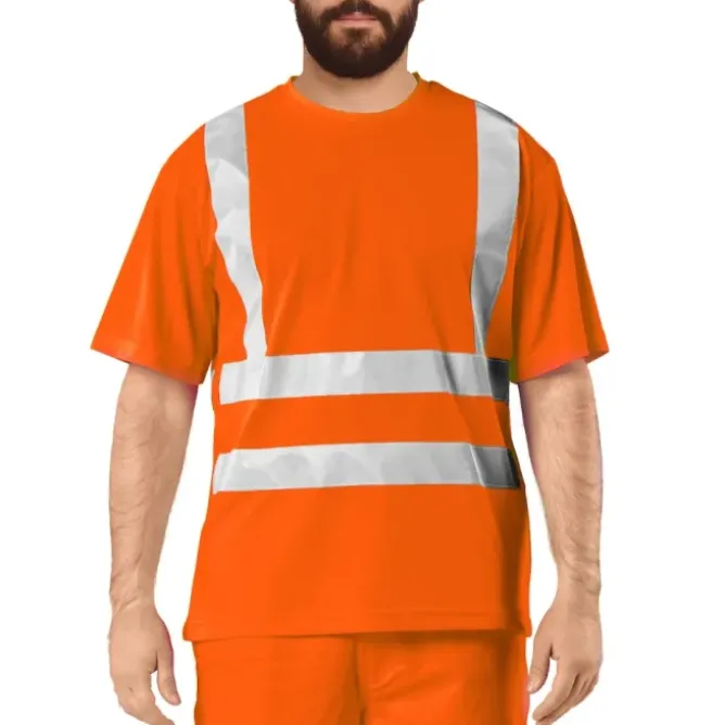 T-shirt Da Lavoro Alta Visibilità Issa Line Basic Tee Hi Vi 08183NTS