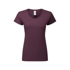 T-shirt da Lavoro da Donna 100% Cotone Fruit Of The Loom Iconic 195 T FR614240