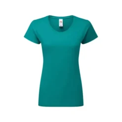 T-shirt da Lavoro da Donna 100% Cotone Fruit Of The Loom Iconic 195 T FR614240